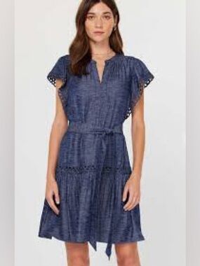 NWT! Current Air, chambray dress. Size M